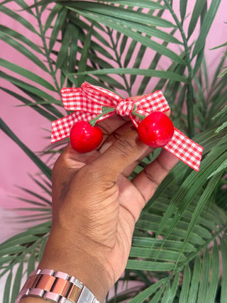 Cherry Hair Clips